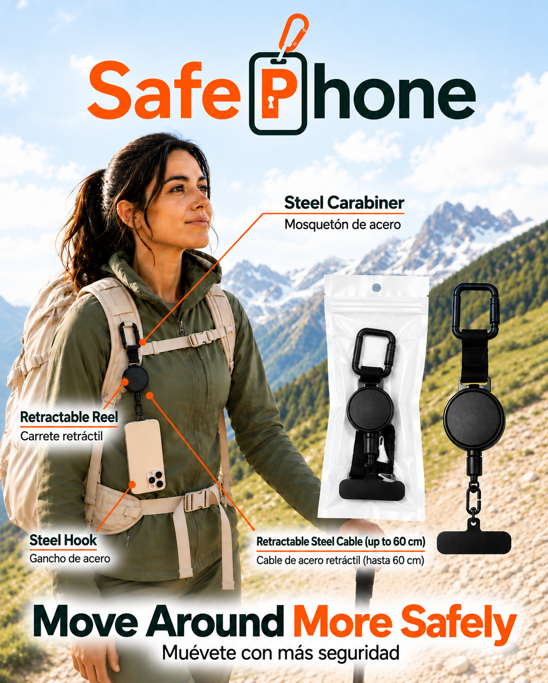 SafePhone™ Anti-Theft Lanyard for Mobile Phones
